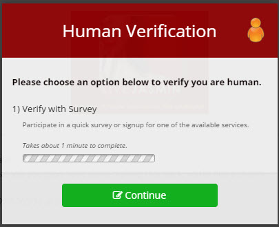 LiveJasmin hack human verification scam